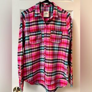 Hollister Button Down Cotton Shirt - Women’s Size M